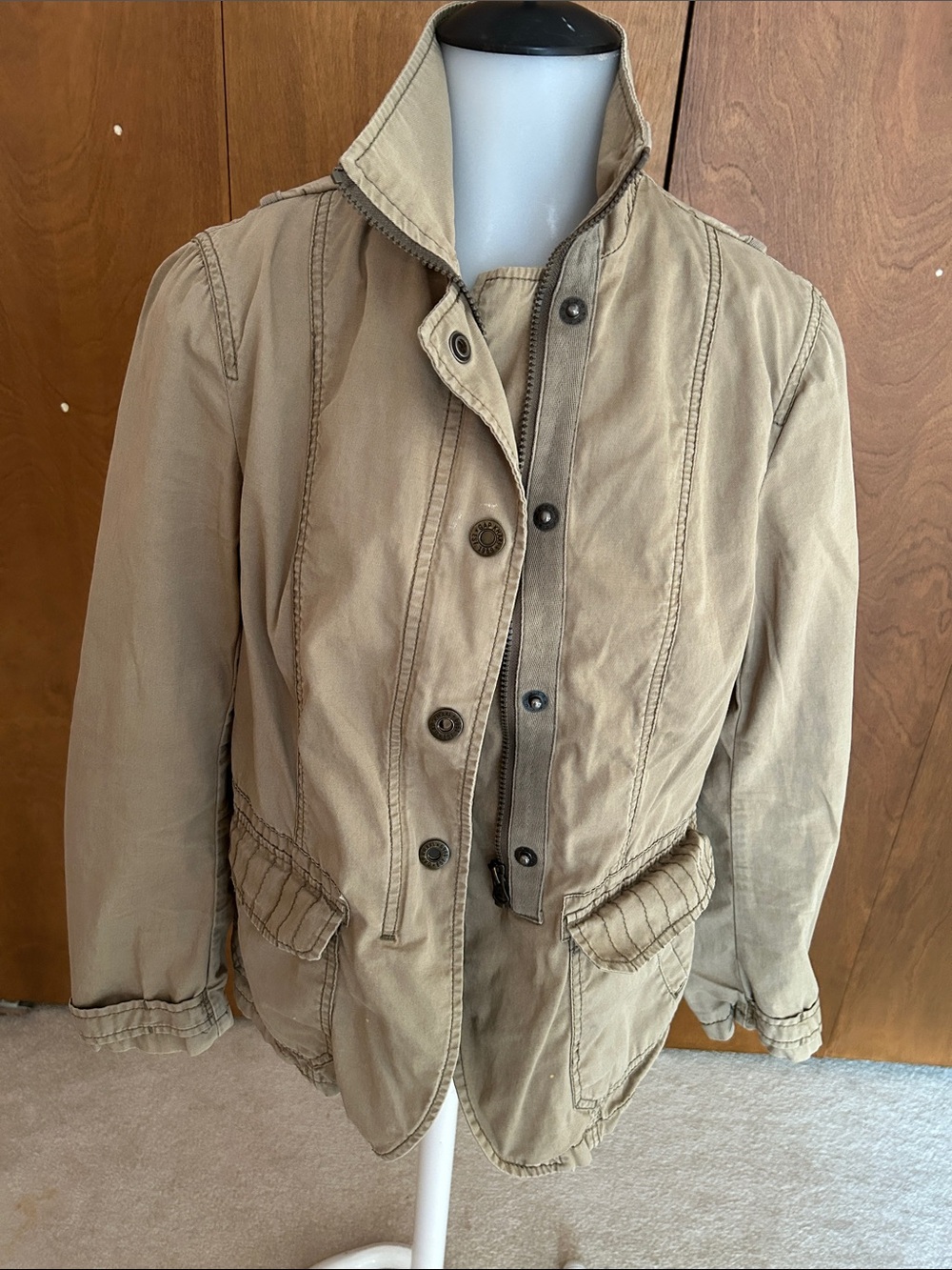 Women's Tan Utility Jacket